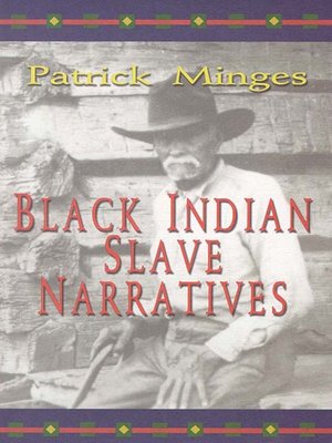 cover image of Black Indian Slave Narratives